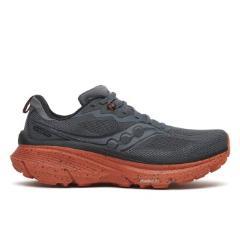 MENS SAUCONY GUIDE TRAIL, CARBON RUST