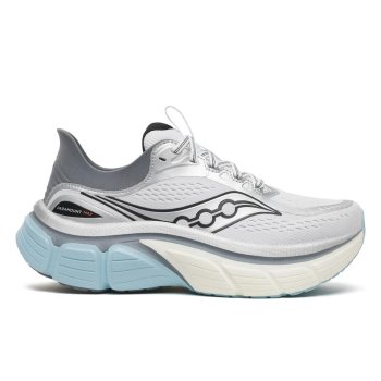 WOMENS SAUCONY PARAMOUNT MAX, SILVER CINDER
